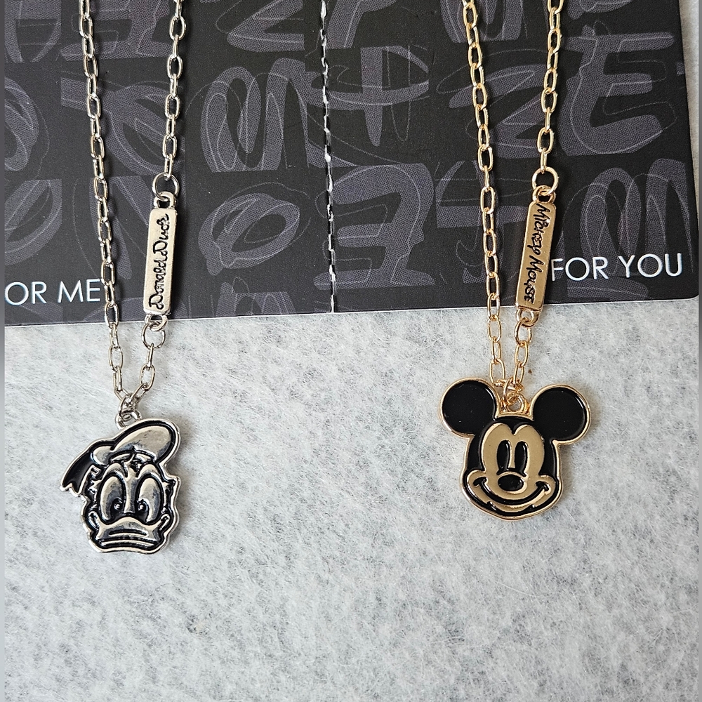 Disney Donald Duck & Mickey Mouse Bestie Necklace Set - Picture 8 of 10